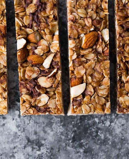 Snickerdoodle Almond Butter Granola Bars