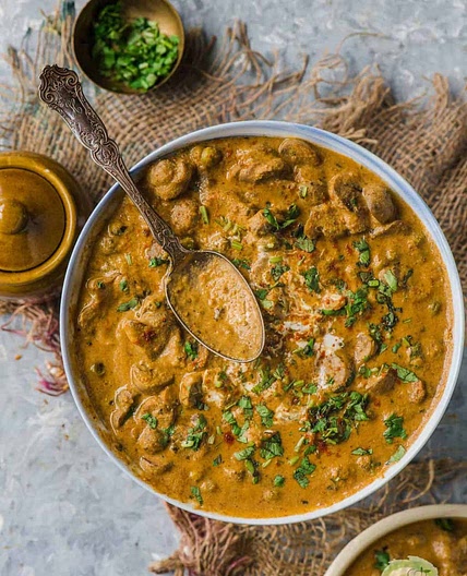 Instant Pot Vegan Mushroom Masala