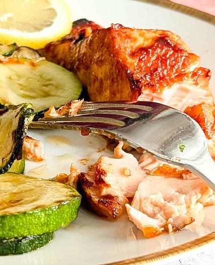 Air Fryer Honey Mustard Salmon