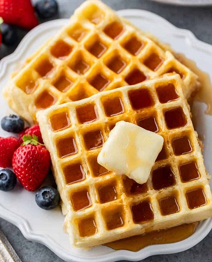 Perfectly Easy Homemade Waffle Recipe