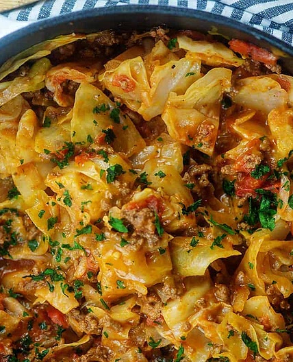 Cheesy Cabbage Casserole