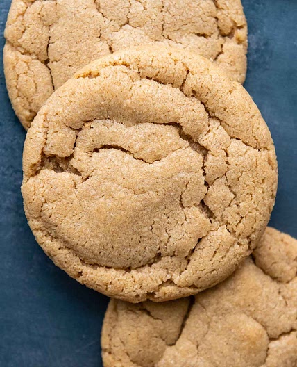 Chewy Gluten-Free Peanut Butter Cookies with GF Flour