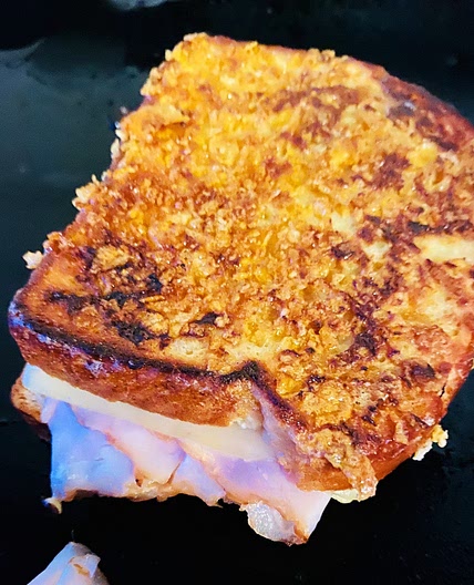 Frosted Flake Monte Cristo Sandwiches