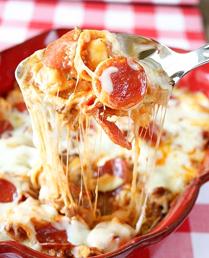 Baked Pizza Tortellini
