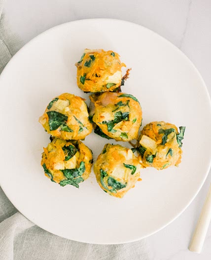 Spinach Chicken Poppers (PCOS-Friendly)