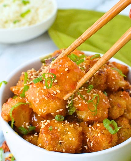 Crispy Orange Cauliflower