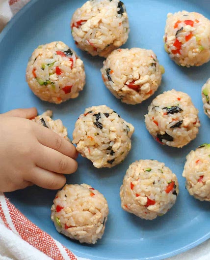Chicken Rice Balls
