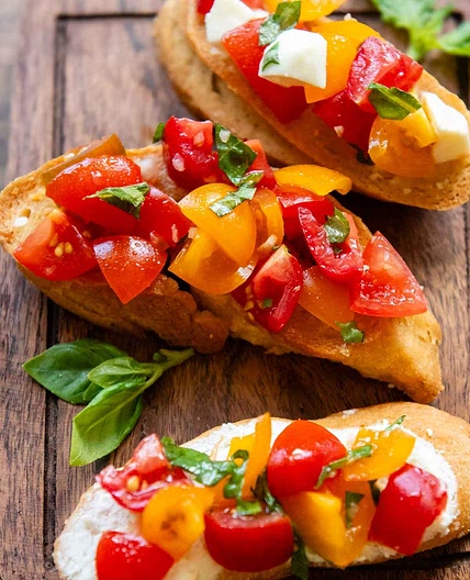 Classic Italian Gluten-Free Bruschetta (Perfectly-Seasoned)