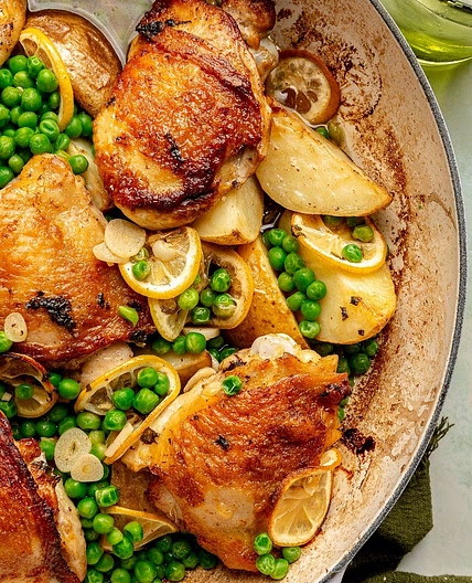 Dad's favorite Chicken Vesuvio