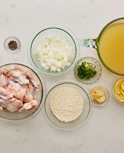 Chicken Arroz Caldo (Chicken Rice Porridge)