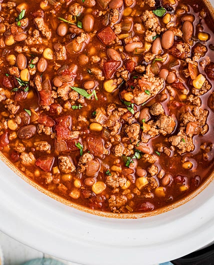 Slow Cooker Turkey Chili Recipe