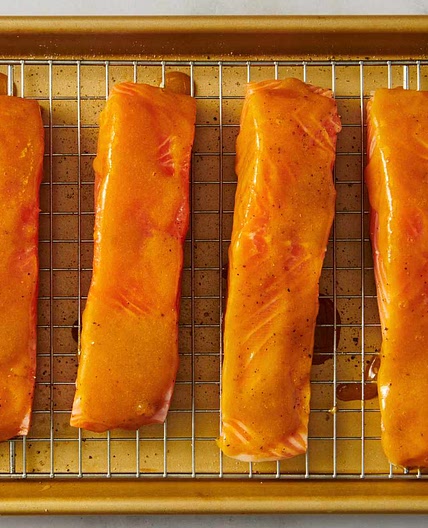Salmon with Brown Sugar Glaze