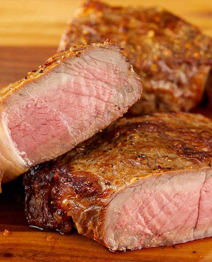 Air Fryer Rib-Eye Steak