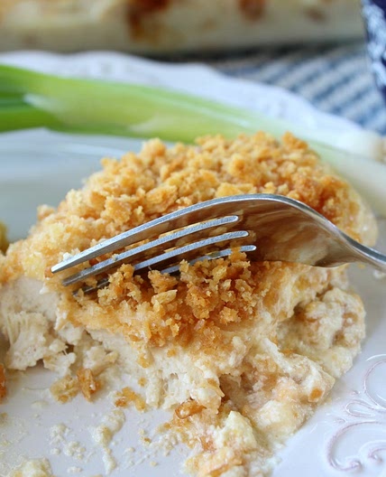 Ritz Cracker Chicken Bake