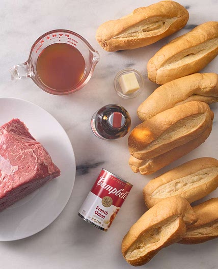 Easy Slow Cooker French Dip