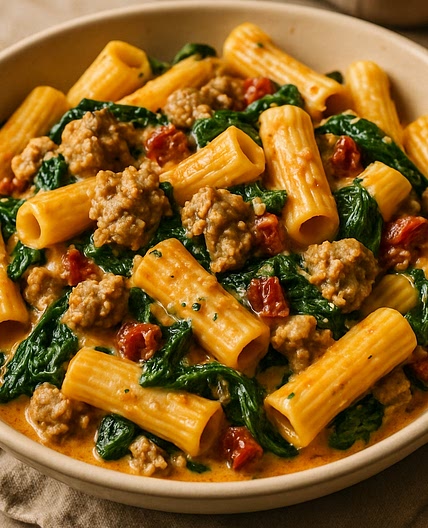 Tuscan Sausage Rigatoni