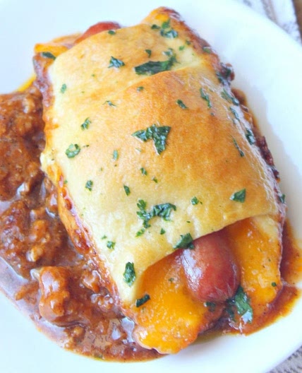 Chili Cheese Dog Bake