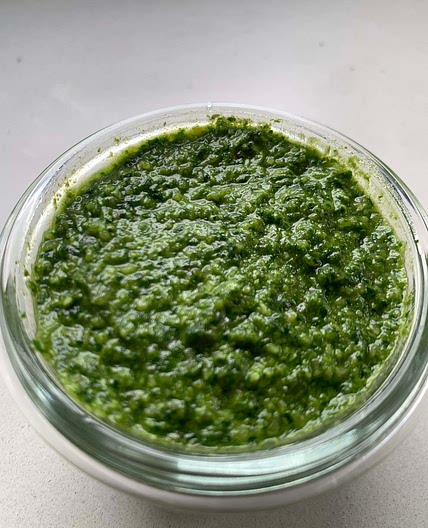 Basil Pepita seed pesto