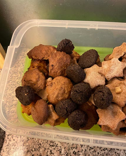 My cinnamon plum cookies 