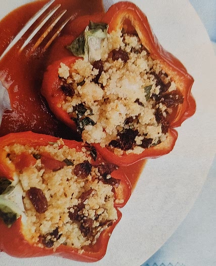 Papryka z kaszą kuskus