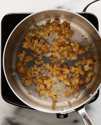 Roasted Chicken with Risotto and Caramelized Onions