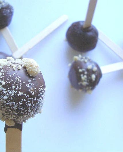 Chocolate Halvah Cake Pops Recipe | The Nosher