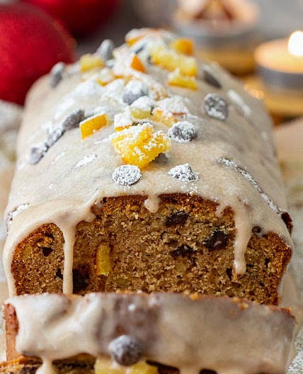 Gingerbread Loaf with Cinnamon Icing