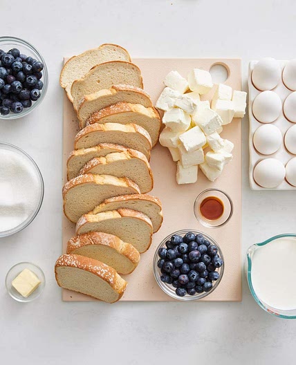 Overnight Blueberry French Toast
