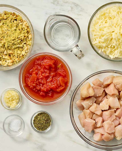 Quick Bruschetta Chicken Bake