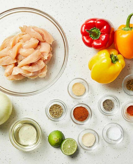 Sheet Pan Chicken Fajitas