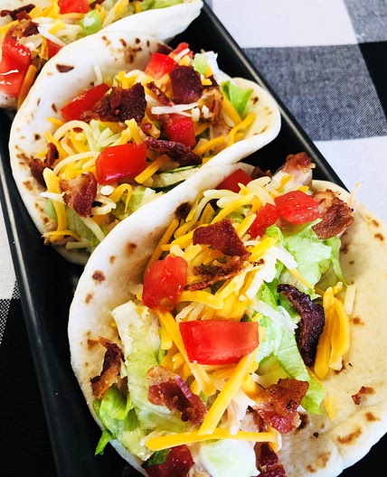 Chicken Bacon Ranch Tacos