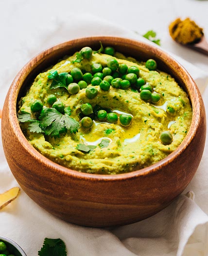 Green Pea Curry Hummus