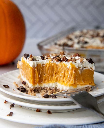 Ultra Creamy Pumpkin Lush Dessert (Easy Recipe)