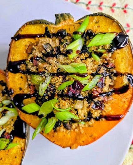 Quinoa Stuffed Acorn Squash