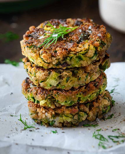 Vegan Zucchini Fritters
