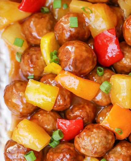 Sweet and Sour Meatballs Recipe
