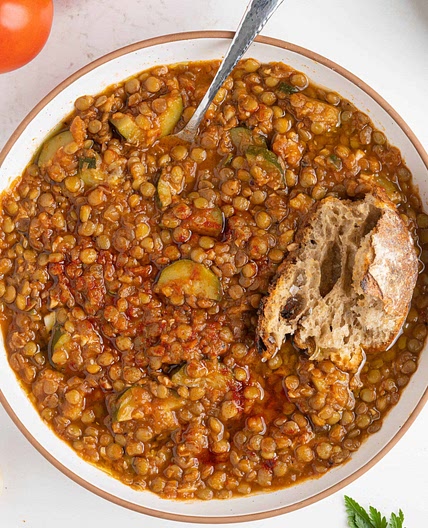 Classic Moroccan Lentil Salad