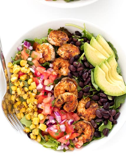 Blackened Shrimp Salad
