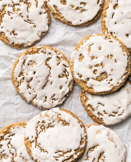 Iced Oatmeal Cookies