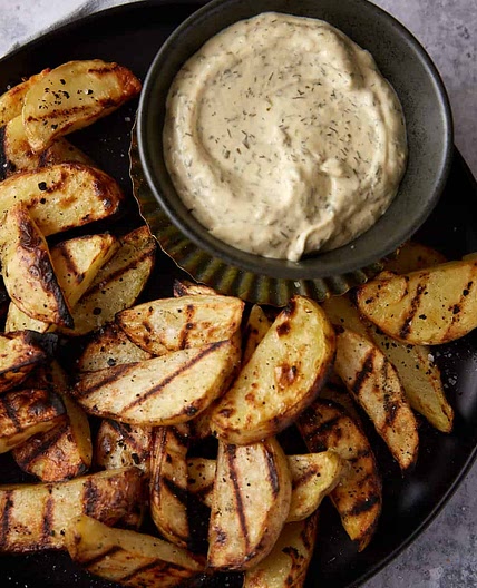 Grilled Potato Wedges in Just 20 Minutes