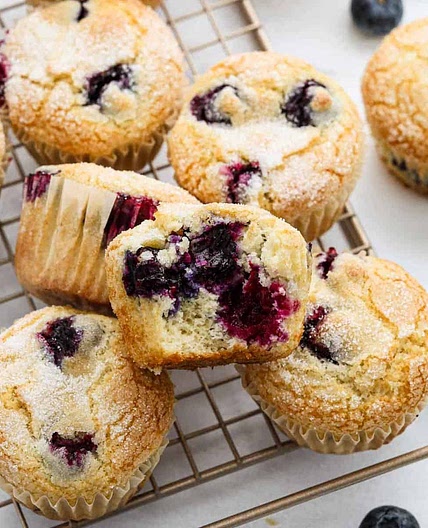 Homemade Blueberry Muffins