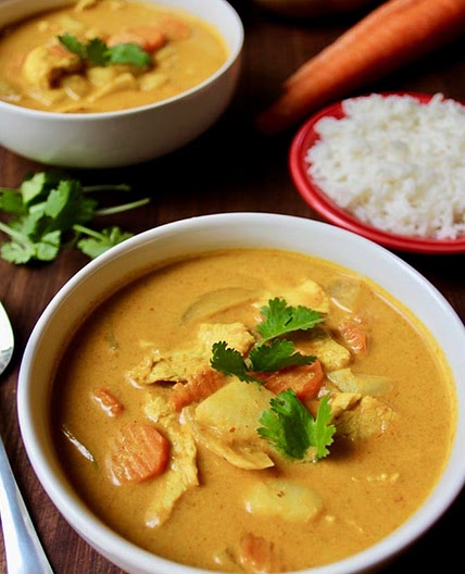 Authentic Thai Yellow Curry with Chicken