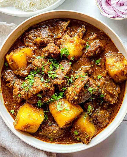 Home-Style Lamb and Potato Curry