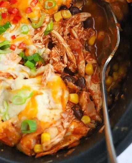 Chicken Enchiladas {Slow Cooker Recipe}
