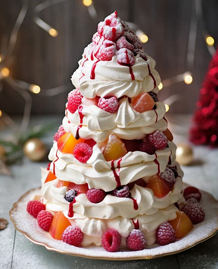 Pavlova Christmas Tree