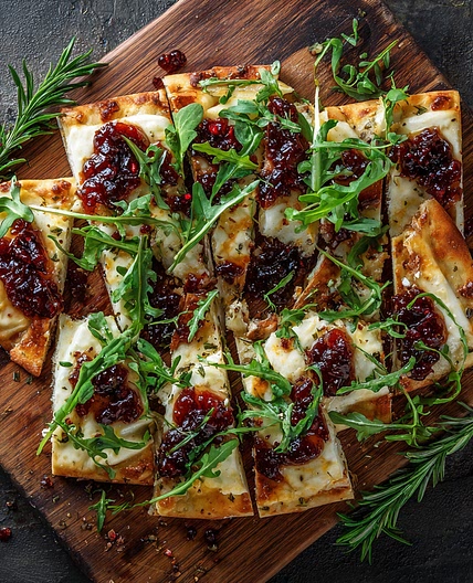Brie and Fig Flatbread