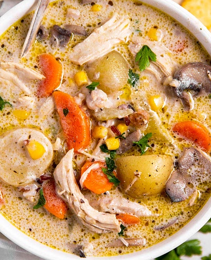 Leftover Turkey Soup