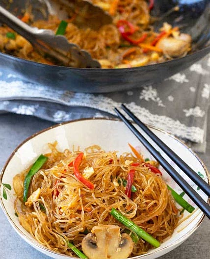 Stir Fry Glass Noodles