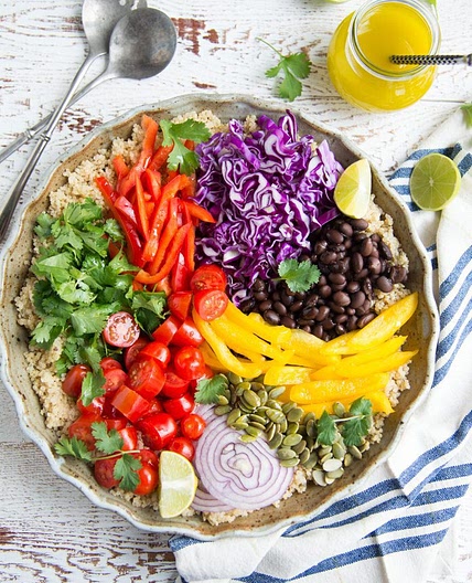 Black Bean Quinoa Bowls