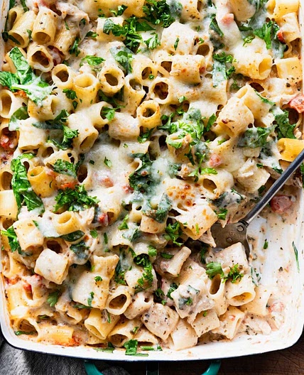 Pesto Alfredo Chicken Pasta